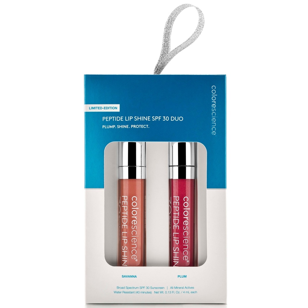 Duo Peptide Lip Shine Spf30 Kit De 2 Piezas, Savanna Y Plump