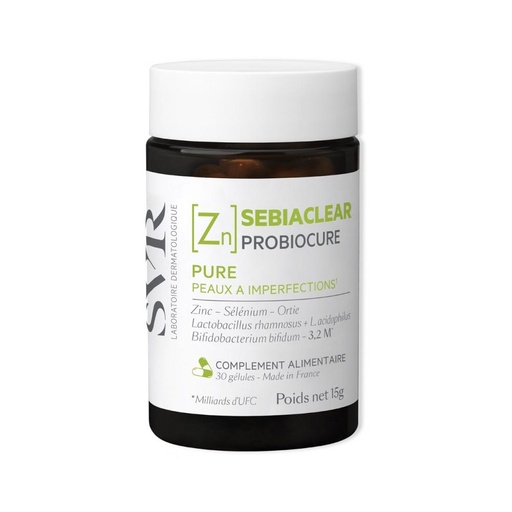 SVR Sebiaclear Probiocure Pure Peaux à Imperfections 30 Capsulas
