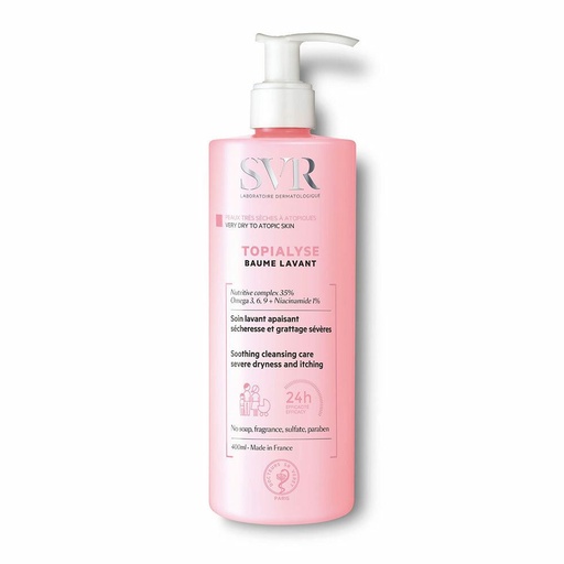 SVR Topialyse Cleansing Gel 400 ML TRANSPARENT